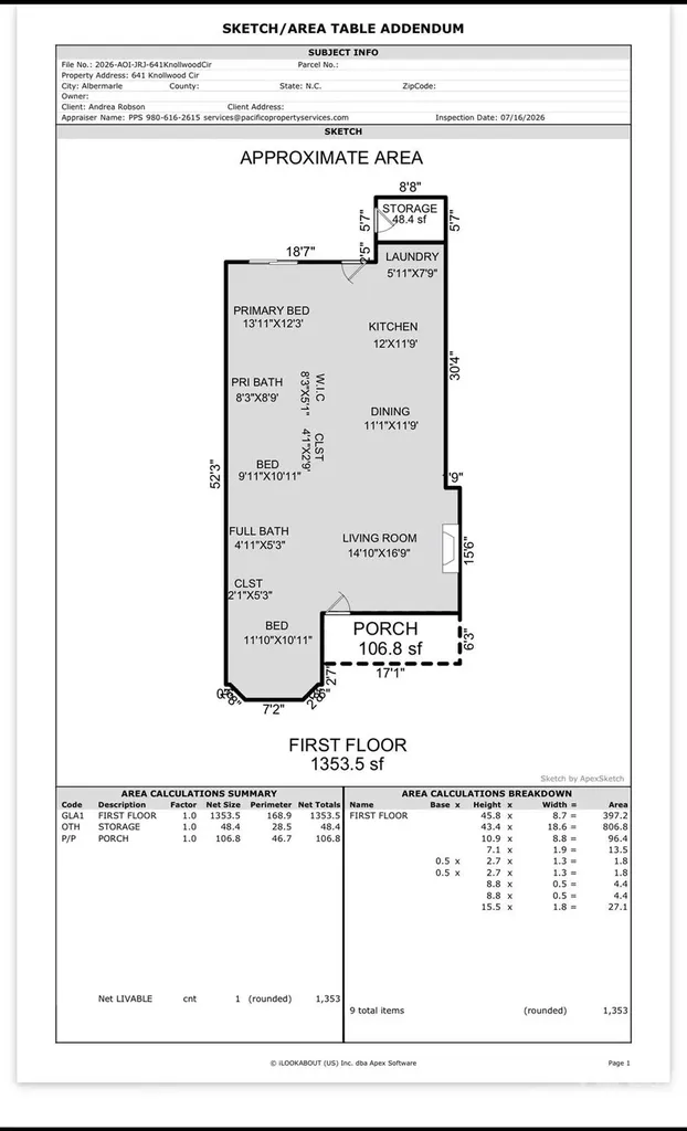 641 Knollwood Circle Albemarle NC 28001