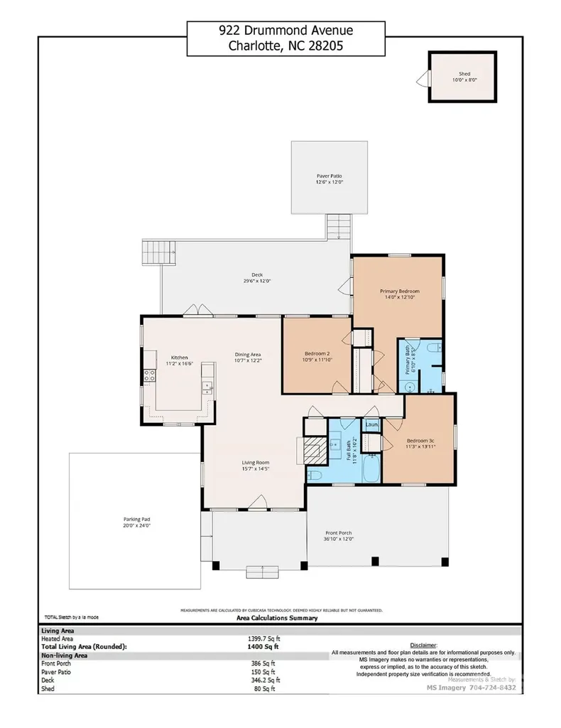 922 Drummond Avenue Charlotte NC 28205