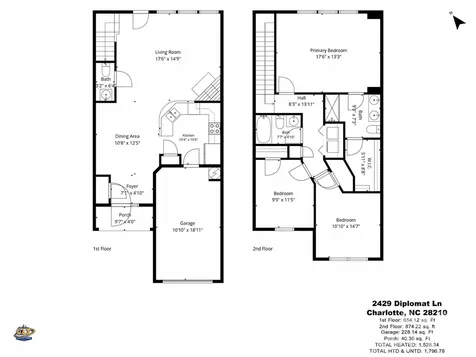 2429 Diplomat Lane Charlotte NC 28210