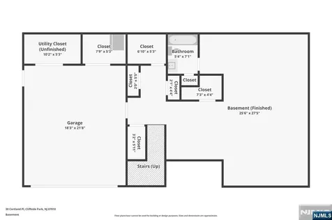 30 Cortland Place Cliffside Park NJ 07010