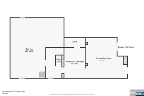 490 Ackerman Avenue Ho-ho-kus NJ 07423