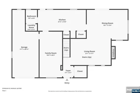 28 Malcolm Street Waldwick NJ 07463
