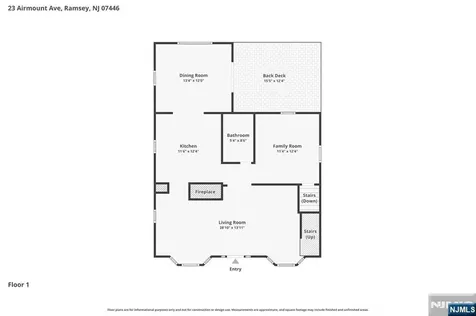 23 Airmount Avenue Ramsey NJ 07446
