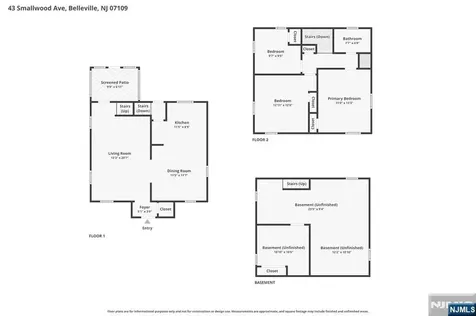 43 Smallwood Avenue Belleville NJ 07109