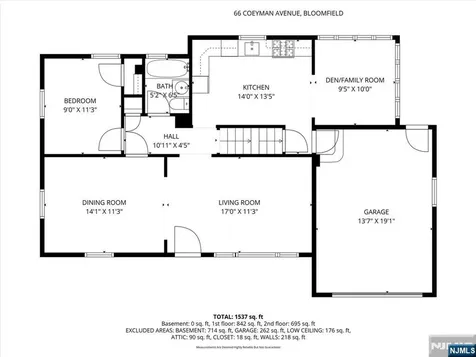 66 Coeyman Avenue Bloomfield NJ 07003