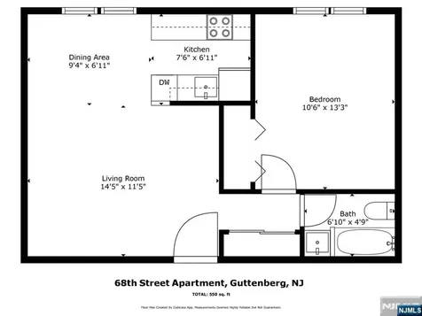 56 68th Street Guttenberg NJ 07093