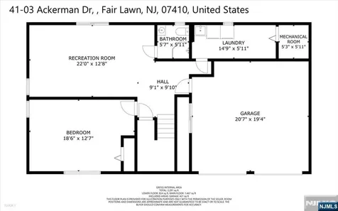 41-03 Ackerman Drive Fair Lawn NJ 07410