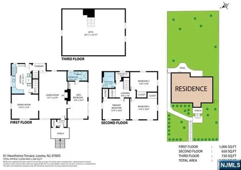 61 Hawthorne Terrace Leonia NJ 07605