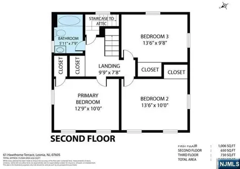 61 Hawthorne Terrace Leonia NJ 07605