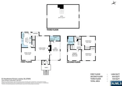 61 Hawthorne Terrace Leonia NJ 07605