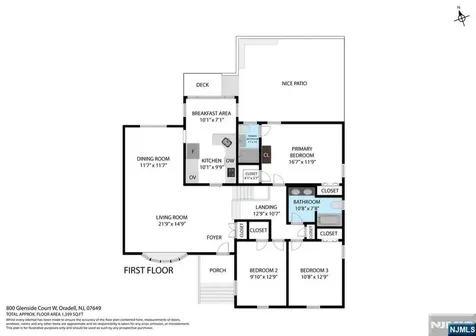 800 Glenside Court Oradell NJ 07649