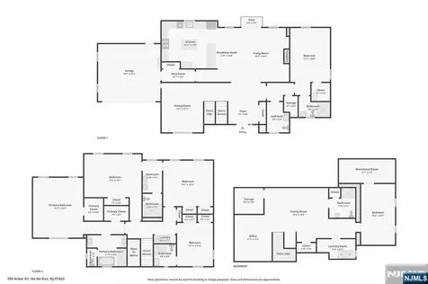 109 Arbor Drive Ho-ho-kus NJ 07423