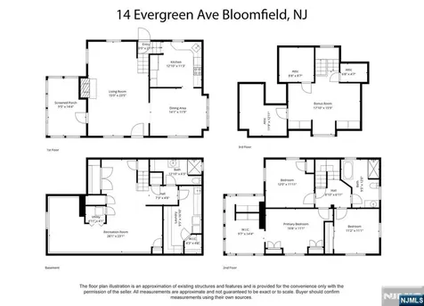 14 Evergreen Avenue Bloomfield NJ 07003