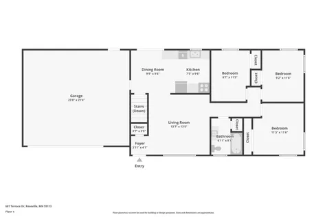 681 Terrace Drive Roseville MN 55113