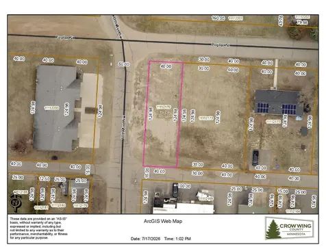 Tbd Poplar Street Crosby MN 56441