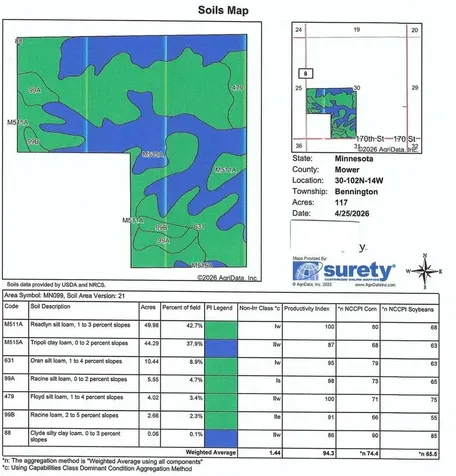 Tbd 740th Avenue Grand Meadow MN 55936