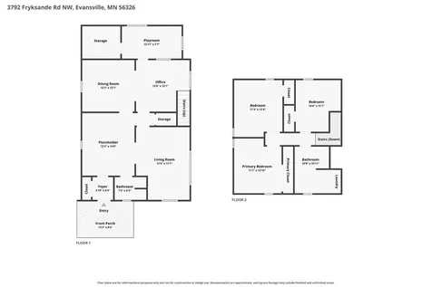 3792 Fryksande NW Evansville MN 56326