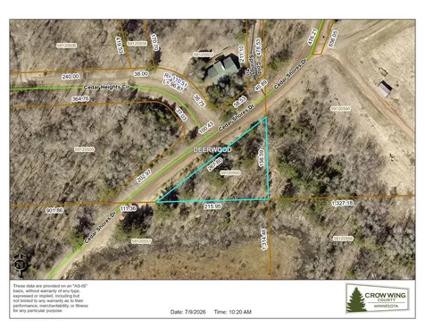 Tbd Cedar Shores Drive Deerwood Twp MN 56444