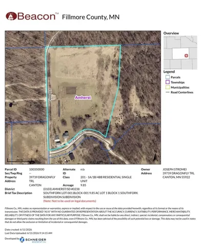 39739 Dragonfly Trail Canton MN 55922