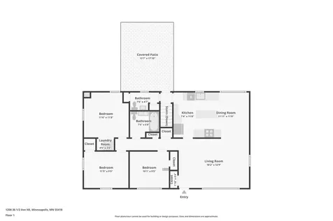 1208 36 1/2 Avenue NE Minneapolis MN 55418