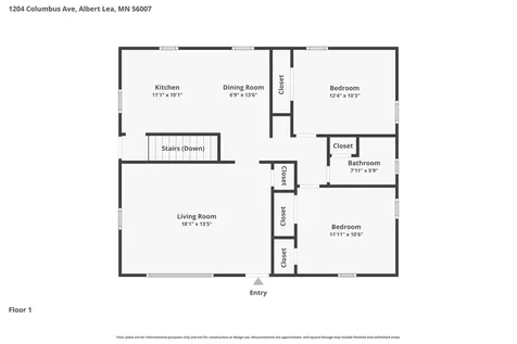 1204 Columbus Avenue Albert Lea MN 56007