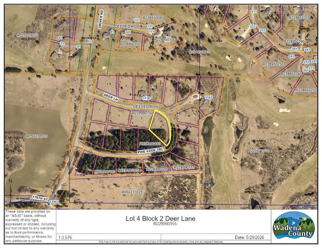 Lot 4 Block 2 Deer Lane Wadena MN 56482