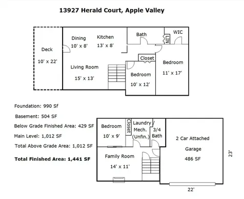 13927 Herald Court Apple Valley MN 55124