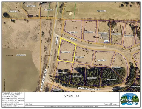 Tbd Lot 1 Block 2 Deer Lane Wadena MN 56482