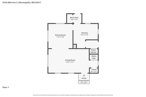 5744 26th Avenue S Minneapolis MN 55417