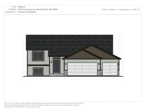 37514 Greenway Avenue North Branch MN 55056