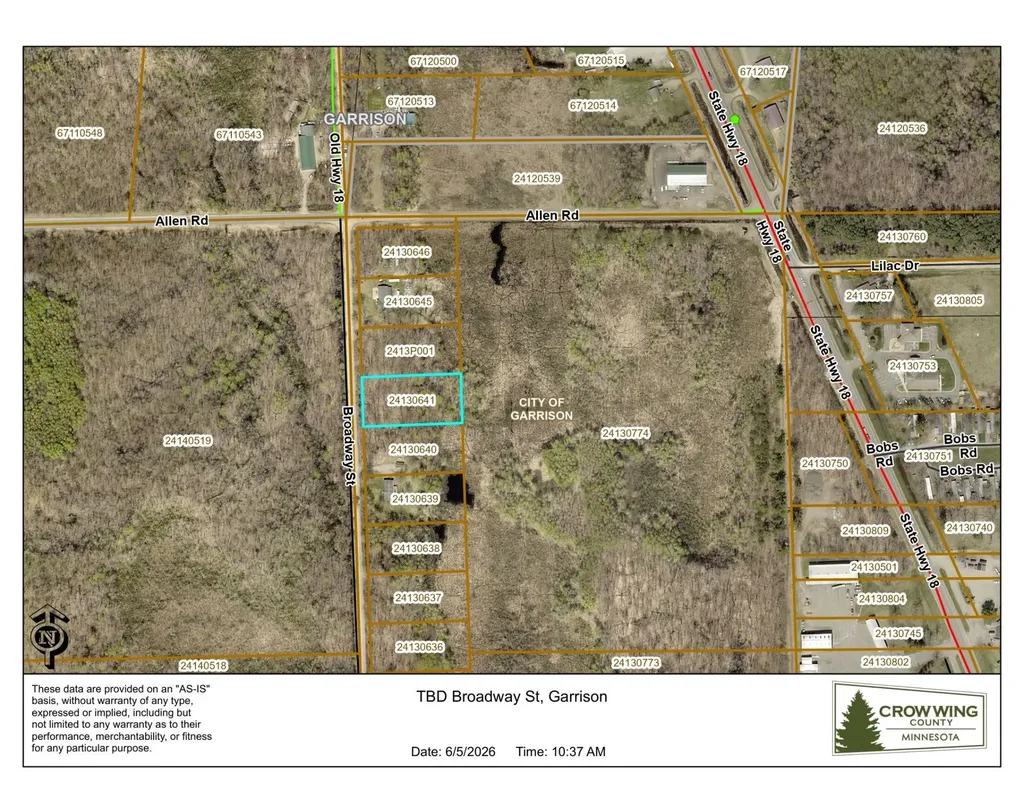 Tbd Broadway Street Garrison MN 56450