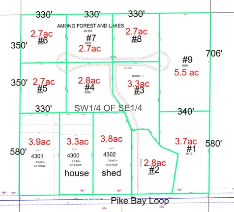 Lot 3 Among Forest & Lakes Drive Cass Lake MN 56633