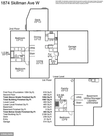 1874 Skillman Avenue W Roseville MN 55113
