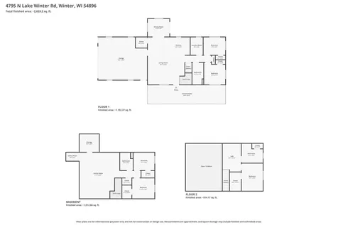 4795N Lake Winter Road Winter WI 54896