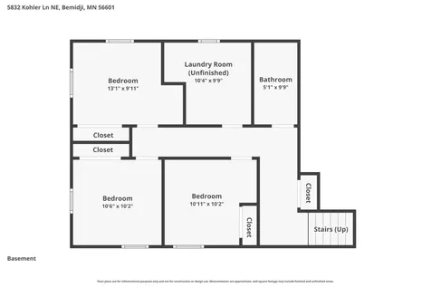 5832 Kohler Lane NE Bemidji MN 56601