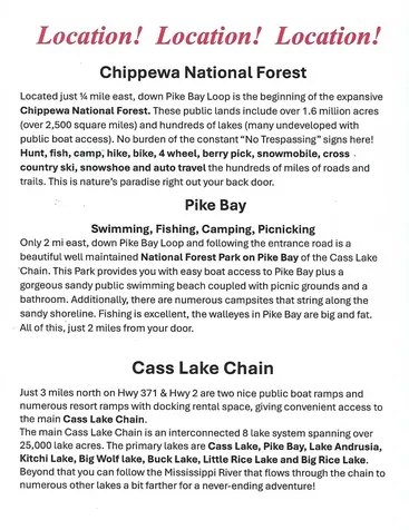 Lot 6 Pike Bay Loop NW Cass Lake MN 56633