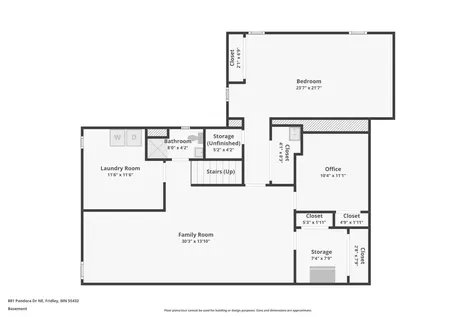 881 Pandora Drive NE Fridley MN 55432