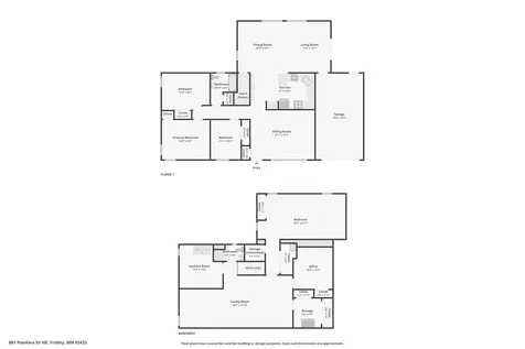 881 Pandora Drive NE Fridley MN 55432