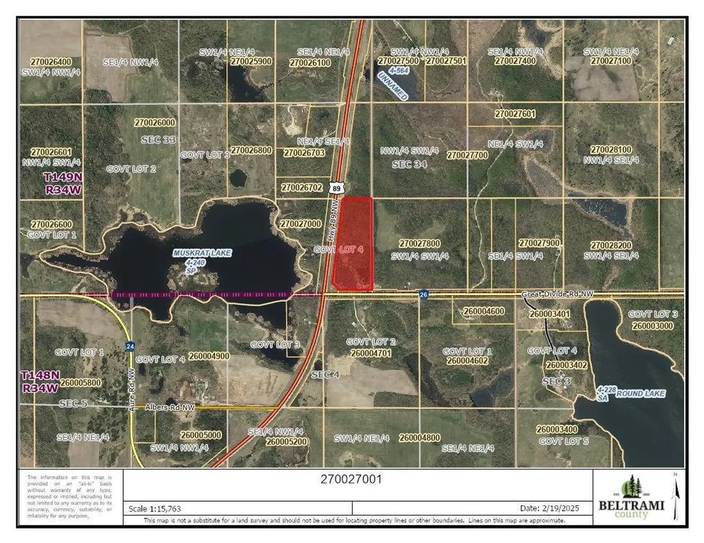 Tbd Highway 89 Puposky MN 56667