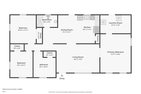 1304 Factory Street Frankton IN 46044