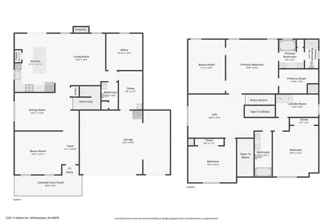 3382 Firethorn Drive Whitestown IN 46075