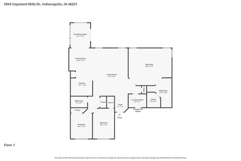 5943 Copeland Mills Drive Indianapolis IN 46221