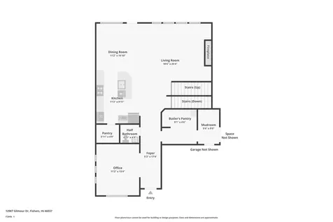 12987 Gilmour Drive Fishers IN 46037