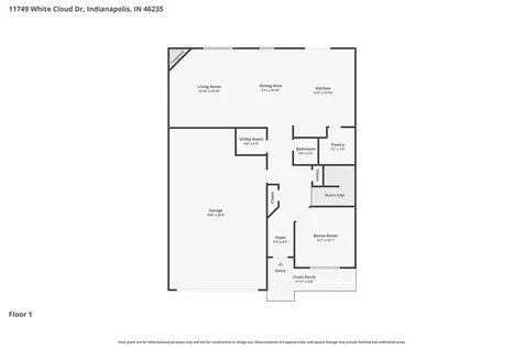 11749 White Cloud Drive Indianapolis IN 46235