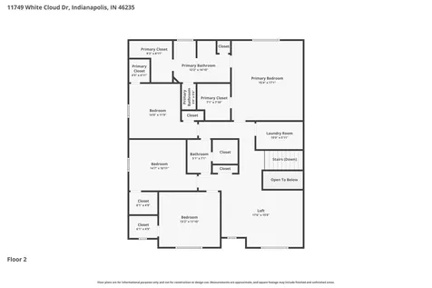 11749 White Cloud Drive Indianapolis IN 46235