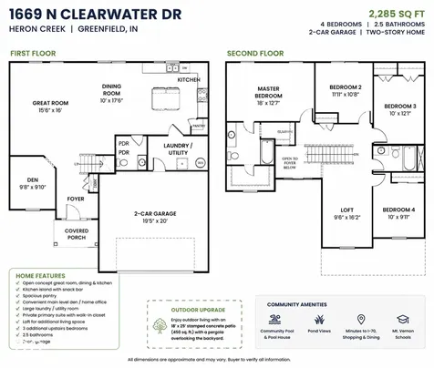 1669 N Clearwater Drive Greenfield IN 46140