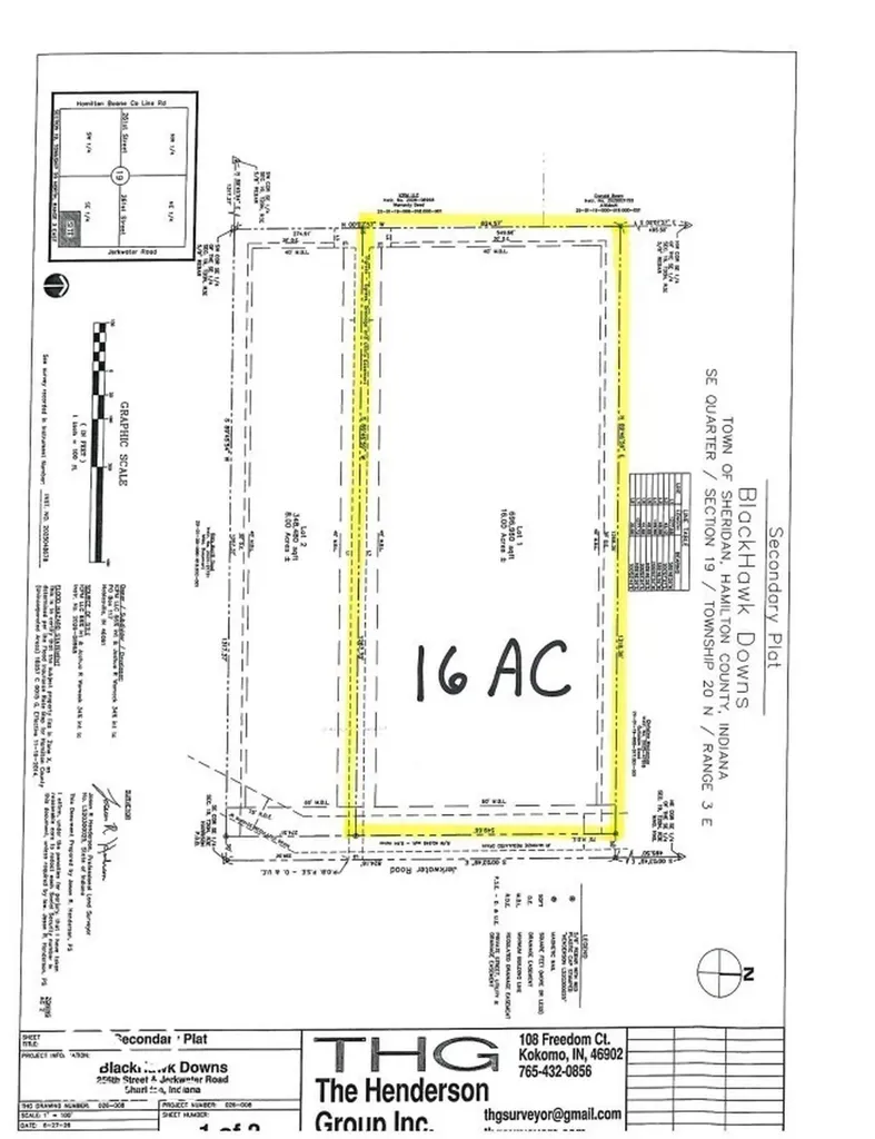 0 (16 Acres) Jerkwater Road Sheridan IN 46069