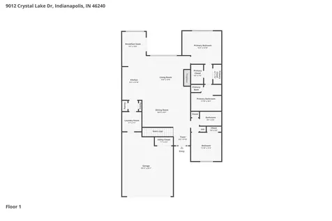 9012 Crystal Lake Drive Indianapolis IN 46240