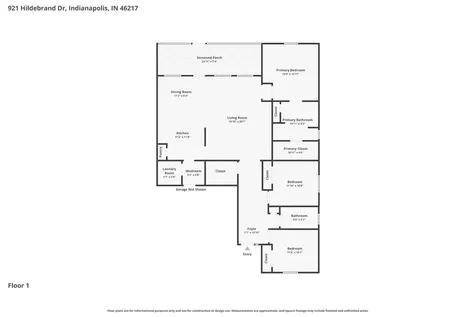 921 Hildebrand Drive Indianapolis IN 46217