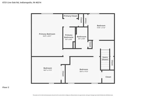 6721 Live Oak Road Indianapolis IN 46214